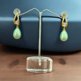 Elegant Gold and Pearl Drop Earrings